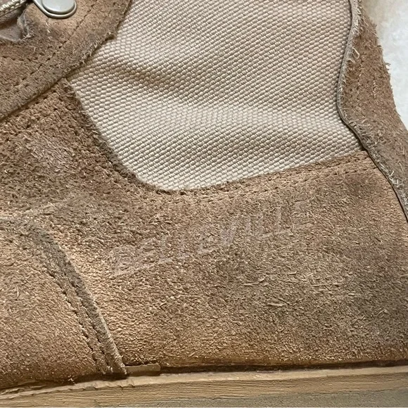 Men's Tan Belleville Combat Boots - Picture 4 of 6